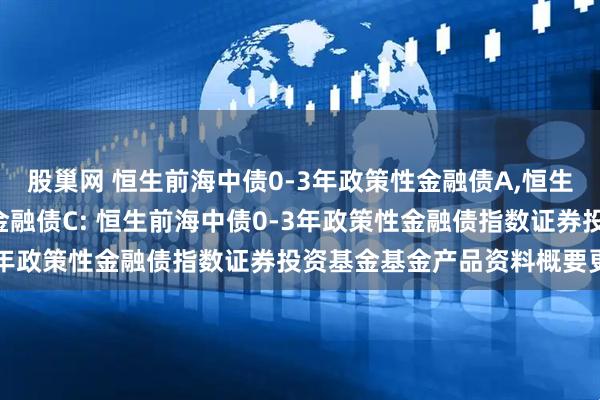 股巢网 恒生前海中债0-3年政策性金融债A,恒生前海中债0-3年政策性金融债C: 恒生前海中债0-3年政策性金融债指数证券投资基金基金产品资料概要更新