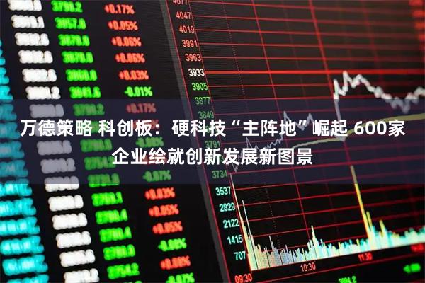万德策略 科创板:硬科技“主阵地”崛起 600家企业绘就创新发展新图景